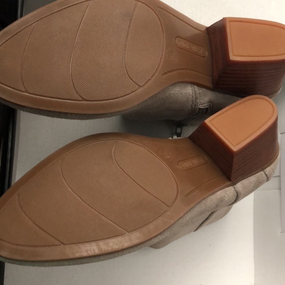 Nine West Gray Suede Tristan Ankle Boots - Picture 8 of 12